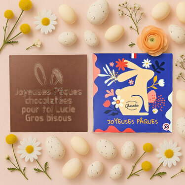 La Carte &agrave; Croquer personnalisable - Collection P&acirc;ques