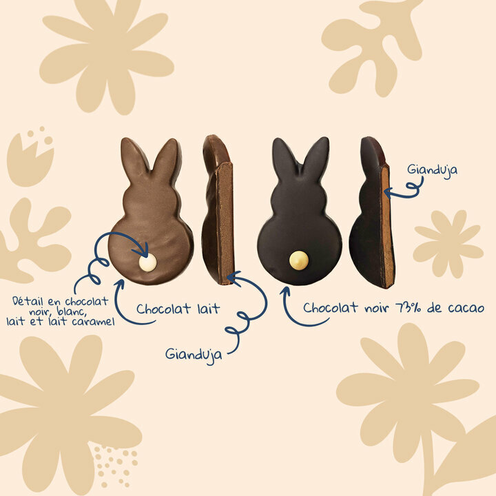 Composition Coffret 8 Lapins Copains - Collection P�ques Entreprise