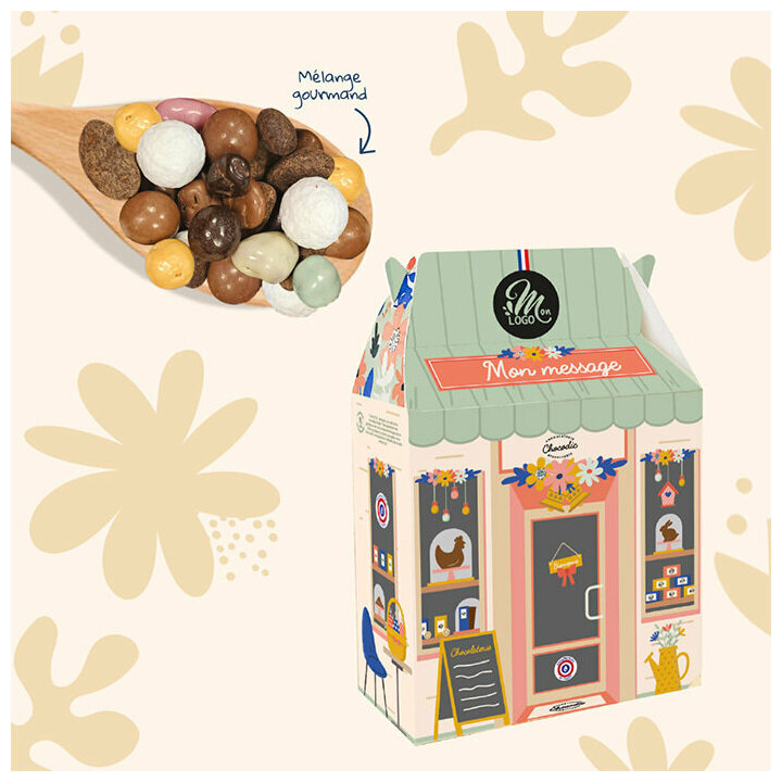 Mini Boutique avec un M�lange Gourmand - Collection P�ques Entreprise