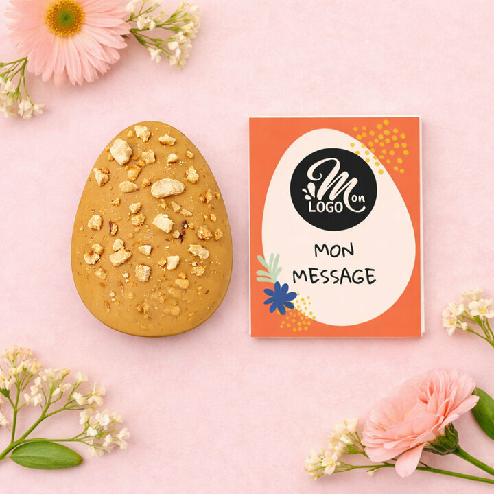 Coffret 1 Mendiant Chocolat Caramel - Collection P�ques Entreprise