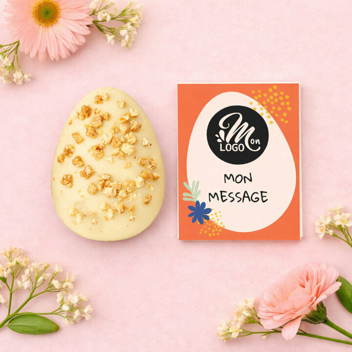 Coffret 1 Mendiant Chocolat Blanc - Collection P�ques Entreprise