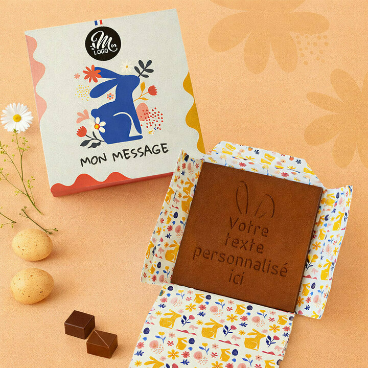 Enveloppe Carte � Croquer Mod�le Lapin de P�ques - Collection P�ques Entreprise