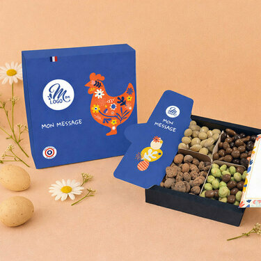 Coffret Gourmand Petit Mod&egrave;le - Collection P&acirc;ques Entreprise