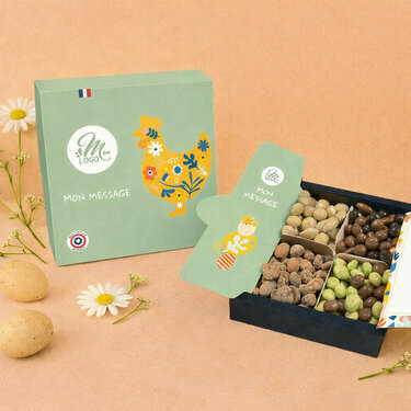 Coffret Gourmand Grand Mod&egrave;le - Collection P&acirc;ques Entreprise