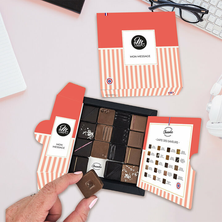 Coffret luxe 16 chocolats fins - Collection Entreprise