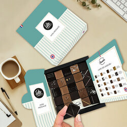 Coffret luxe 25 chocolats fins - Collection Entreprise