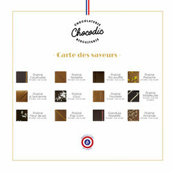 Coffret Luxe Pralinés - Noël Carte des saveurs : Coffret Pralinés - Noël