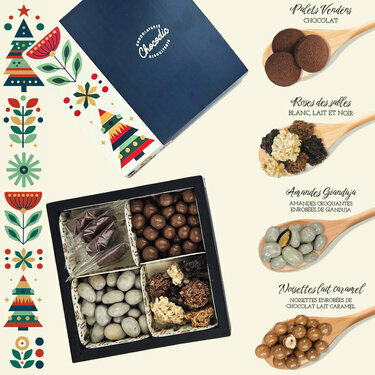 Coffret Chocolat&eacute; - No&euml;l