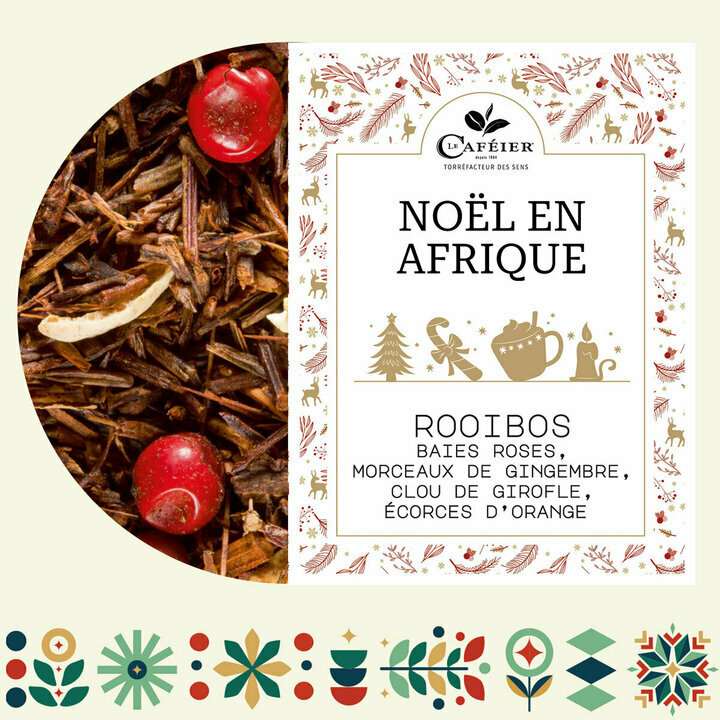 Rooibos - Noël en Afrique - Le Caféier Carcadet - Rouge de Noël - Le Caféier
