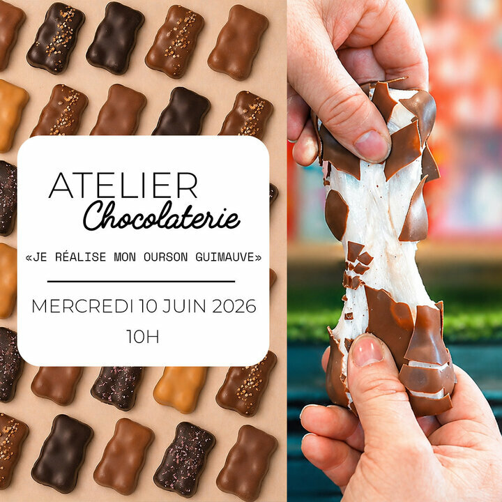 Atelier Chocolaterie � Mercredi 10 juin 2026 � 10h