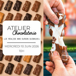 Atelier Chocolaterie � Mercredi 10 juin 2026 � 10h