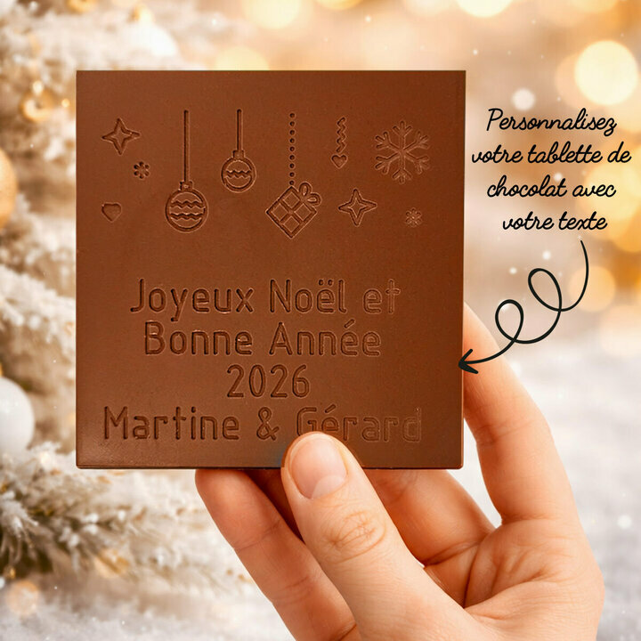 La Carte � Croquer de No�l personnalis�