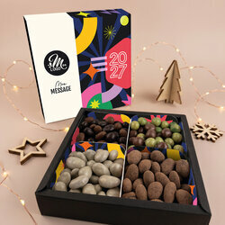 Coffret Gourmand Grand Modèle - Collection Noël Entreprise Coffret Gourmand Grand Modèle - Collection Noël Entreprise Modèle Nouvelle Année