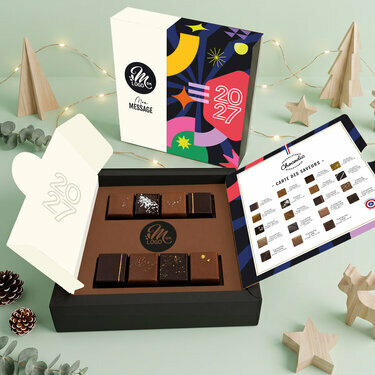 Coffret tout chocolat Grand Mod&egrave;le - Collection No&euml;l Entreprise