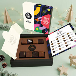 Coffret tout chocolat Grand Modèle - Collection Noël Entreprise Coffret tout chocolat Grand Modèle - Collection Noël Entreprise Modèle Nouvelle Année