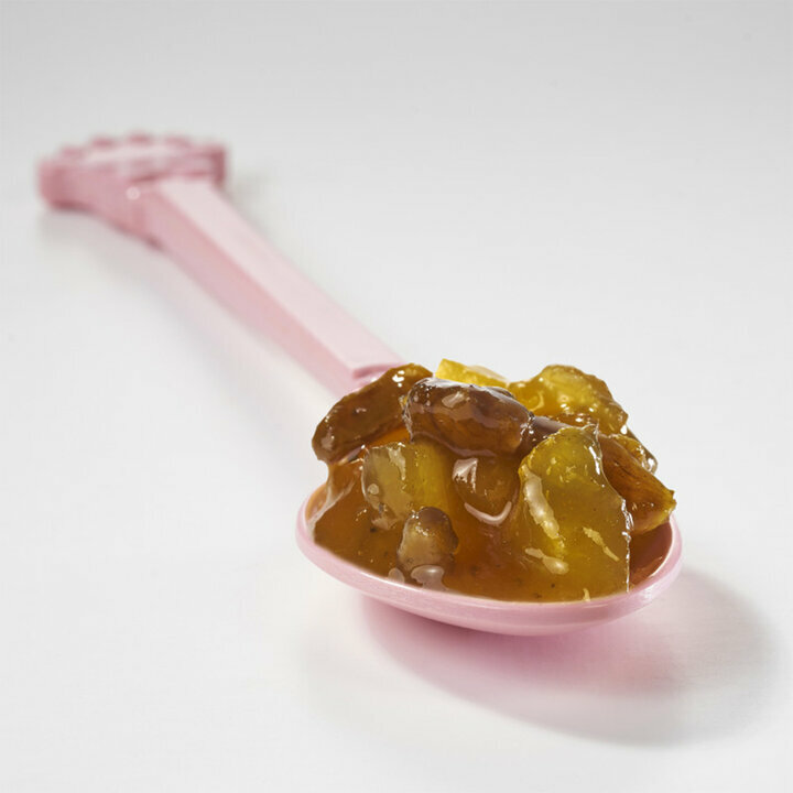 Confiture de Noël Bio (Pommes, poires, fruits secs & épices à pain d'épice) - Muroise et Compagnie Cuillère Confiture de Noël Bio (Pommes, poires, fruits secs & épices à pain d'épice) - Muroise et Compagnie
