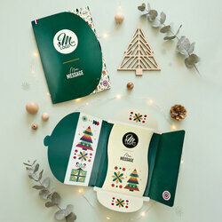 Tablette Croquante - Collection Noël Entreprise Tablette Croquante - Collection Noël Entreprise thème Noël Géométrique