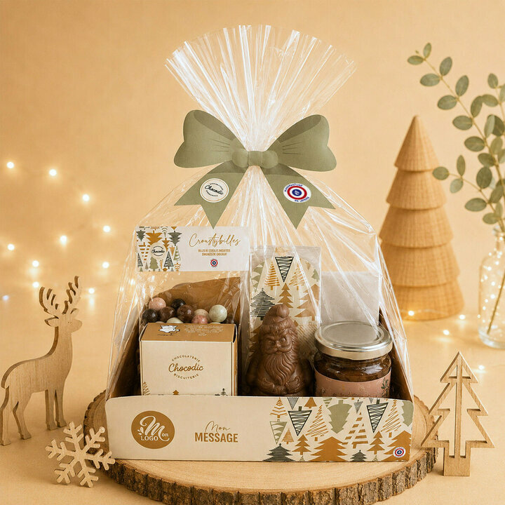 Box de No�l Grand Mod�le - Collection No�l EntrepriseTh�me For�t de Sapins