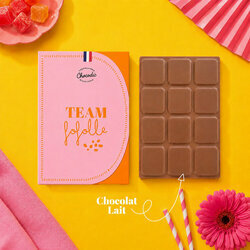 Tablette Chocolat Lait Team fofolle