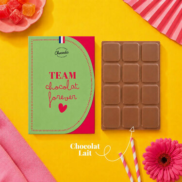 Tablette Team chocolat forever