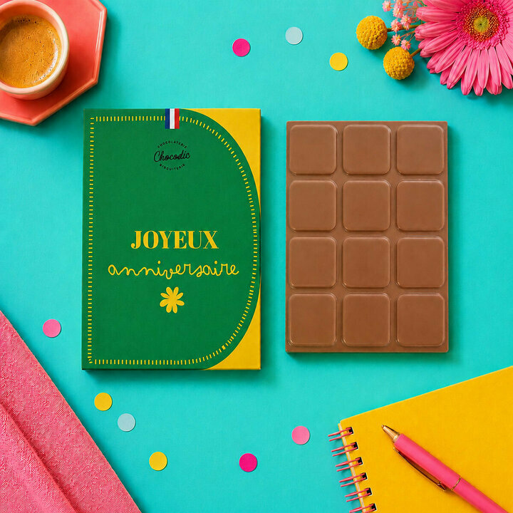 Lot de 6 Tablettes Joyeux Anniversaire Lot de 6 Tablettes Joyeux Anniversaire