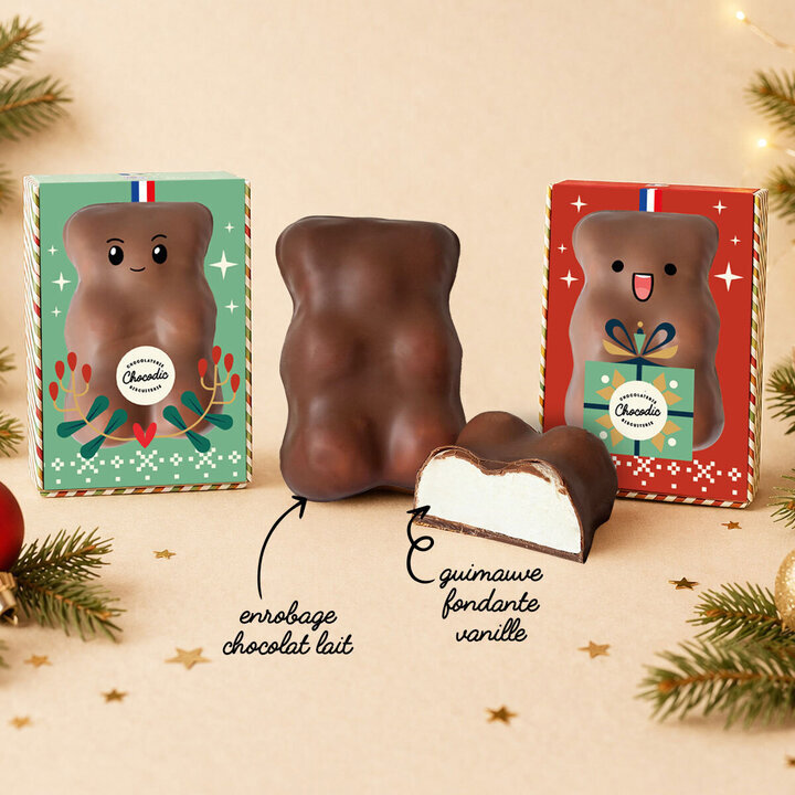 Coffret Gourmand Petit Modèle de Noël - Collection de Noël Ourson Guimauve