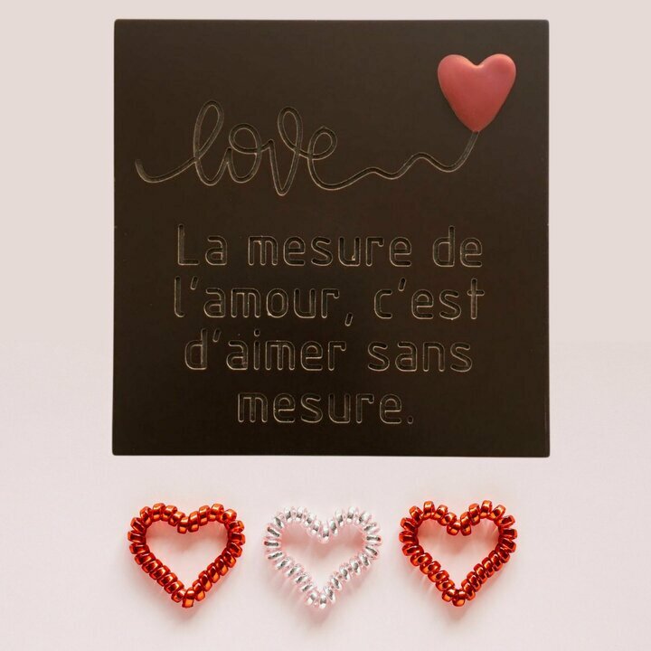 Carte à Croquer - Modèle Love Carte à Croquer - Modèle Love exemple message