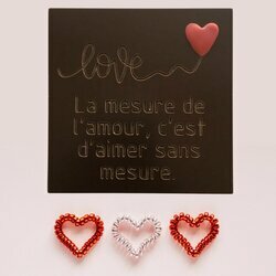 Carte à Croquer - Modèle Love Carte à Croquer - Modèle Love exemple message