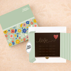 Carte � Croquer - Mod�le Love Coffret mod�le Fleurs
