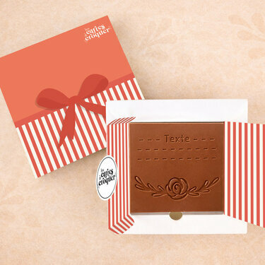 Carte &agrave; Croquer - Mod&egrave;le Rose vintage