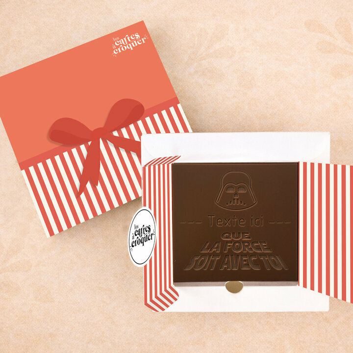 Carte � Croquer - Mod�le Voyageurs des �toiles Chocolat Noir Coffret Mod�le Cadeau