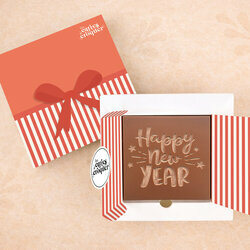 Prête à Croquer - Modèle Happy New Year Prête à Croquer - Modèle Happy New Year Chocolat Lait Coffret Cadeau