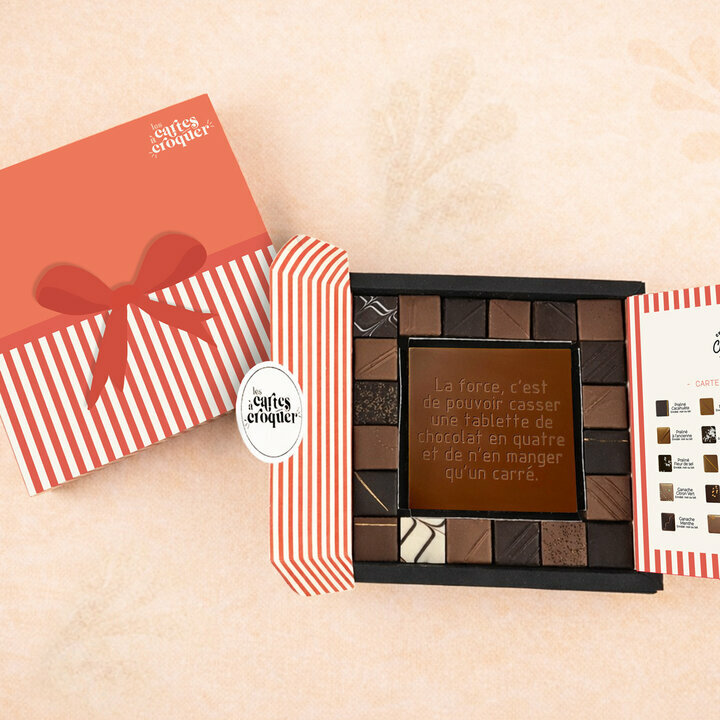 Coffret Empreinte Gourmande Chocolat Lait Mod�le Cadeau