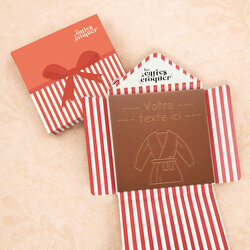 Carte à Croquer - Modèle Kimono Carte à Croquer - Modèle Kimono Chocolat Lait Enveloppe Modèle Cadeau