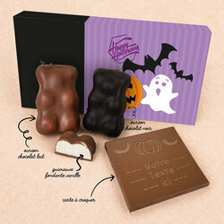 Coffret Douceur Chocolat - Collection Halloween Composition Coffret Douceur Chocolat - Collection Halloween
